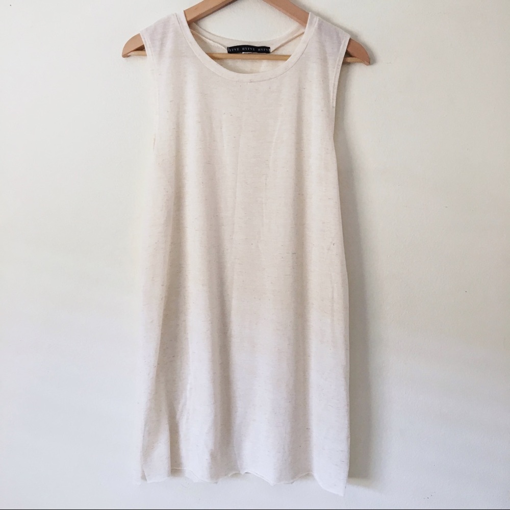 HYFVE brand Ivory Tunic with high side slit